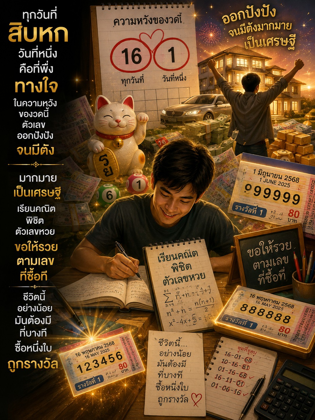 กลอนแปด_2_บท_เกี่ยวกับการซื้อหวย