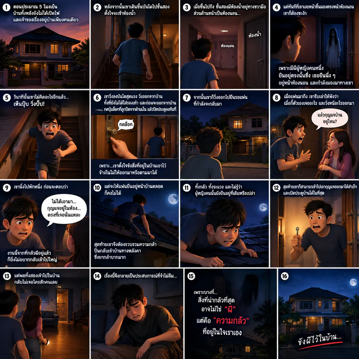 ขังผีในบ้าน